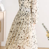 Exquisite Elegant Floral Dress - liwisi