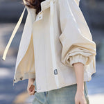 Casual Short Hooded Trench Coat - liwisi