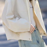 Casual Short Hooded Trench Coat - liwisi