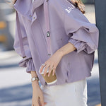 Casual Short Hooded Trench Coat - liwisi