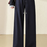 Casual Fashion Straight-Leg Denim Pants