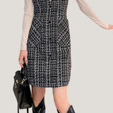 Exquisite Elegant V-Neck Sleeveless Dress