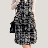 Exquisite Elegant V-Neck Sleeveless Dress