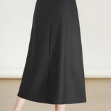 Elegant Commuter High-Waisted Pleated Skirt