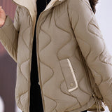 Casual Warm Lightweight Hooded Cotton Jacket