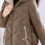 Casual Warm Lightweight Hooded Cotton Jacket