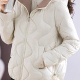 Casual Warm Lightweight Hooded Cotton Jacket