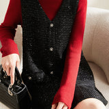 Elegant V-Neck Sleeveless Dress