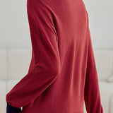 Casual Color-Block Lapel Knitted Cardigan