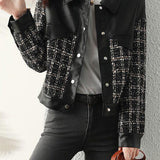 Casual Paneled Lapel Leather Jacket
