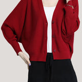 Casual Batwing Sleeve Knitted Cardigan