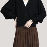 Casual Batwing Sleeve Knitted Cardigan