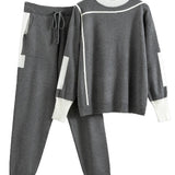 Casual Versatile Knitted 2-Piece Set
