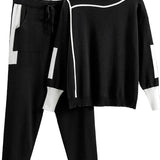 Casual Versatile Knitted 2-Piece Set