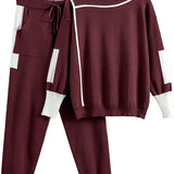 Casual Versatile Knitted 2-Piece Set