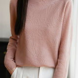 Elegant Temperament Jacquard Knitted Base Layer