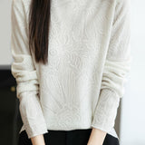 Elegant Temperament Jacquard Knitted Base Layer