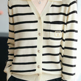 Casual Versatile Lapel Knitted Cardigan