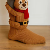 3D Knitted Animal Socks