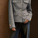 Exquisite Elegant Versatile Crew Neck Coat