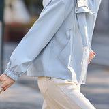 Casual Hooded Short Loose Jacket