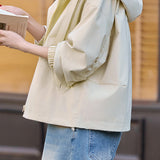 Casual Hooded Short Loose Jacket