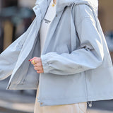 Casual Hooded Short Loose Jacket