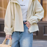 Casual Hooded Short Loose Jacket