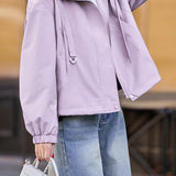 Casual Hooded Short Loose Jacket