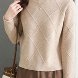 Half-High Neck Knit Base Layer Top