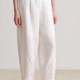 Tapered pants with elastic waistband - liwisi