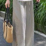 Loose Straight Stripe Pants - liwisi