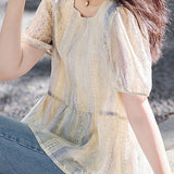 French-style elegant commuting shirt - liwisi