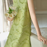 Solid color sleeveless fringe dress - liwisi