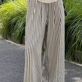 Loose Straight Stripe Pants - liwisi