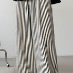Loose Straight Stripe Pants - liwisi