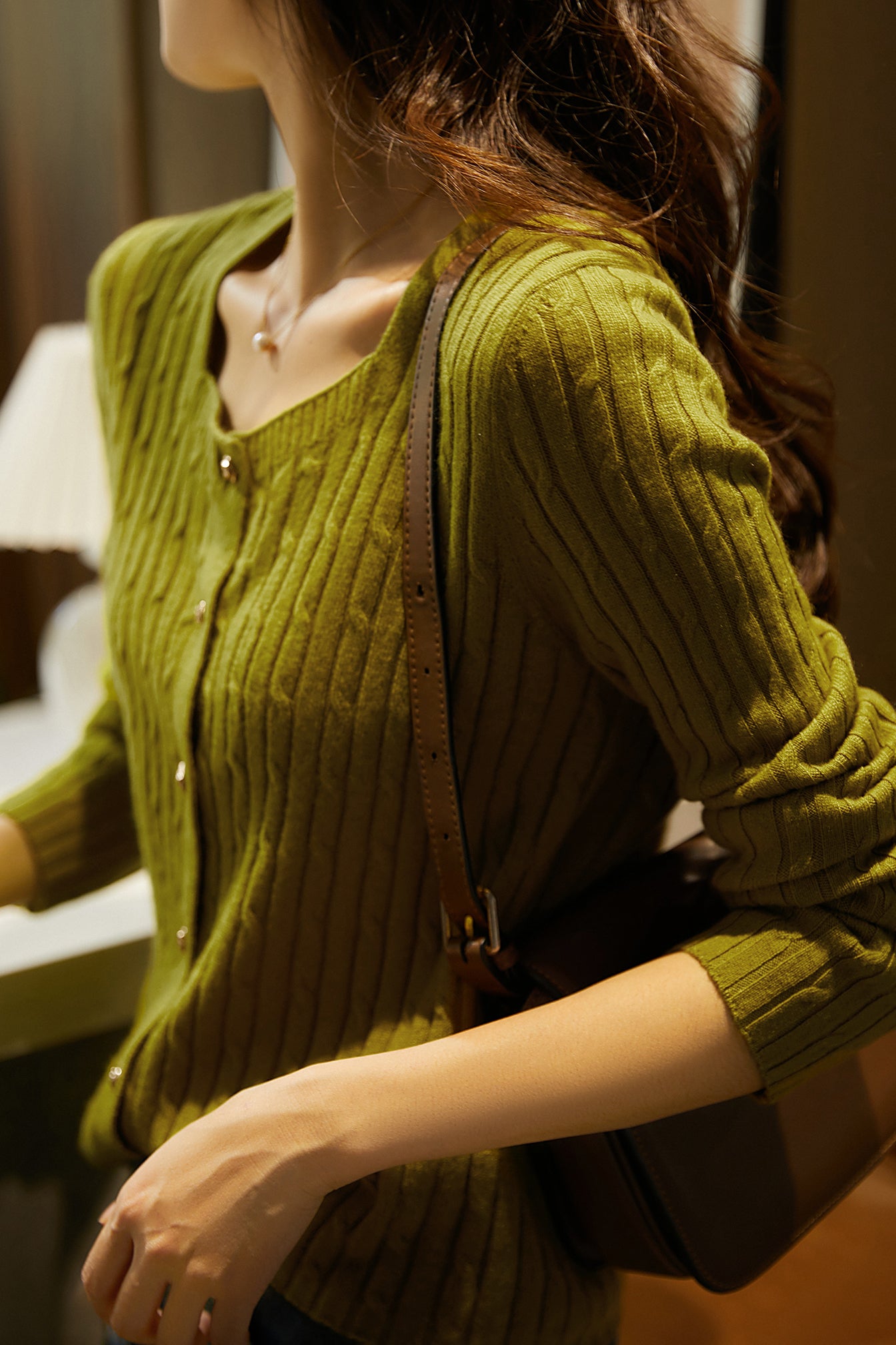 Versatile Solid Knit Cardigan - liwisi