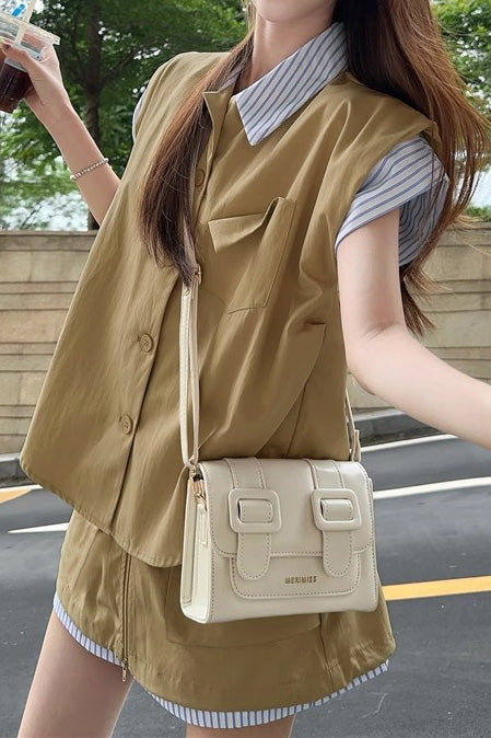 Casual Striped Patchwork Set - liwisi