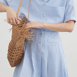 Striped shirt with pleated dress - liwisi