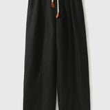 Woven Belt Casual Maxi Pants - 3 Colors Available - liwisi