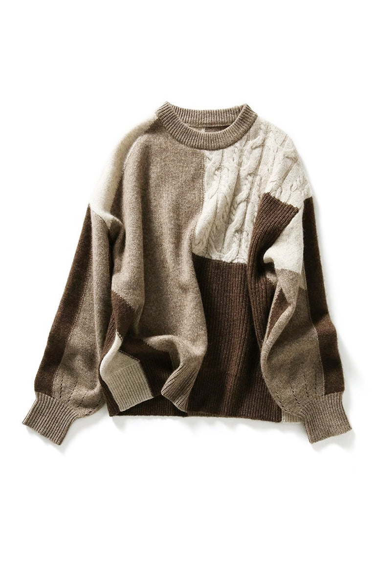 Round Neck Knit - 2 Colors Available - liwisi