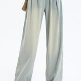 Simple Design Maxi Denim Pants - 6 Colors Available - liwisi