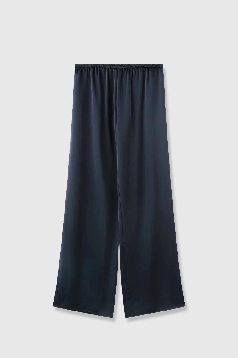 ベーシックデザインマキシワイドパンツ 4色入 - liwisi