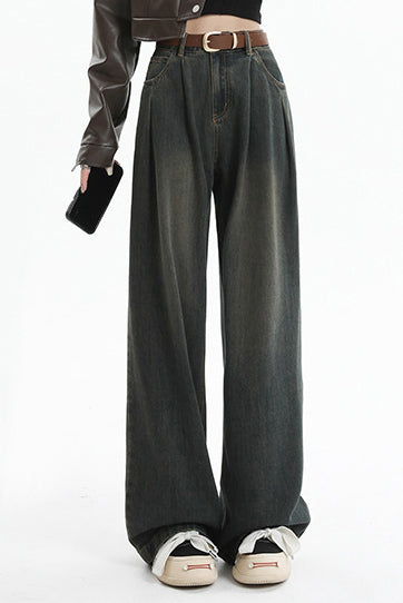Simple Design Maxi Denim Pants - 6 Colors Available - liwisi