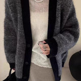 Casual Versatile V-Neck Cardigan