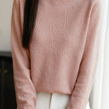 Elegant Temperament Jacquard Knitted Base Layer