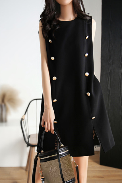 Elegant Sleeveless Dress - liwisi