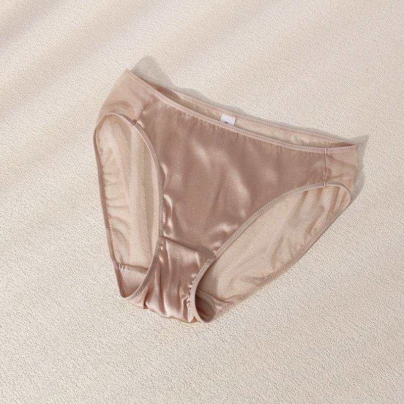 Silk Solid Color Lingerie Set - liwisi