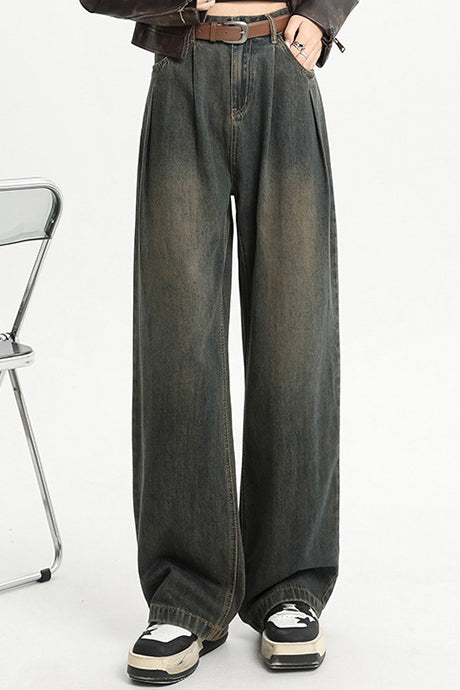 Simple Design Maxi Denim Pants - 6 Colors Available - liwisi