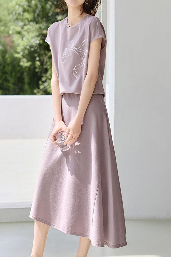 Minimalist stylish two-piece set - liwisi